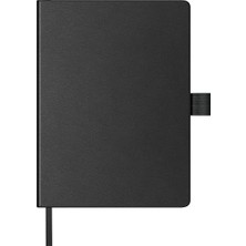 Sıvama Kalın Kapak Defter A6 Siyah