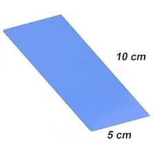 Plus PX-PAD10 10X5 cm 1mm 11GR Yüksek Iletken Termal Pad, Mavi Thermal Pad (M2 Ssd, Chipset, Cep Telefonu, Notebook, Ps4,ps5 Uyumlu)