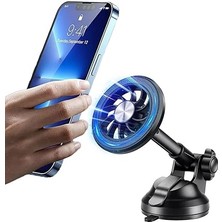 Mıknatıslı Içeriğindeki Aparatlar Sayesinde Tüm Cep Telefonları Navigasyon ve Tabletlere Uyumlu Ayarlanabilir Vakum ve Yapışkanlı Kuvvetli Araç ve Masaüstü Telefon Tutucu 032