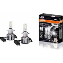 H7 LED Xenon KIT%300 Fazla Işık / 4 Yıl Garantili 12V (2 Adet Far Için)