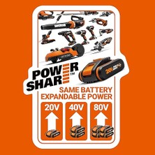 WG829E 20VOLT 2.0AH. Li-Ion 5lt. Omuz Askılı Basınçlı Ilaçlama ve Dezenfektan Pompası