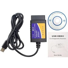 Obd2 Kablolu USB Girişli Araç Oto Arıza Tespit Cihazı V1.5