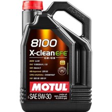 8100 X-Clean Efe C2/c3 5W30 Uyumlu 4 Lt (ÜRETİM:2023)