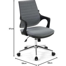 Skagen Fab Çalışma Sandalyesi | Ofis Koltuğu