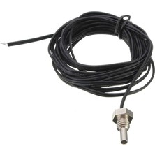 100CM Kablolu M8 Dişli Montaj Tip Su Geçirmez 10K Ntc Sensör Kolay Montaj Isı Sıcaklık Prob