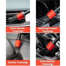 Oto Detaylı Temizlik Fırçası Nano Kil Hamuru Seti 6 Parça