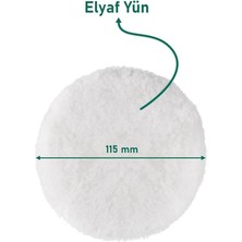 Yünü 3 Adet Pasta Cila Yünü Kuzu Postu Parlatma Pedi Seti
