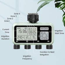 4 Bağımsız Kontrollü Çıkışlı Sulama Bilgisayarı, LCD Ekranlı Dijital Sulama Saati, Otomatik/manuel Sulama Kontrolü..