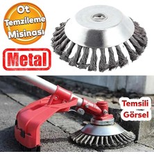 Kaldırım Temizleme Aparatı Yol Taş Duvar Beton Çıkmış Otları Süpürme Metal Motorlu Tırpan Misinası