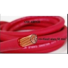 Takviye Kablosu 50MM2 1200 Amper 2.3 mt Çantalı