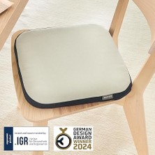 Ergo Active Balance Oturma Minderi, Ofis Sandalyeleri Için Ergonomik Hava Yastığı, Optimum Oturma Duruşu ve Siyatik Rahatlatıcı, Vücut Duruşunu Destekler, Ergo-Serisi, Kumaş Kılıf Açık Gri,