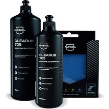 Clearub 705 Araç Çizik,hare Giderici Pasta CILA-500 Gr-Boya Koruma Parlatma Wax, Detailing, Güçlü Çizik Alıcı Araç Pasta Cila, Boya Koruyucu ve Parlatıcı Oto Polisaj