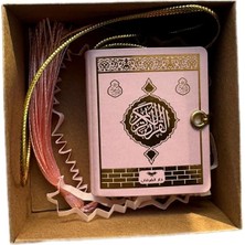 Için Mini Kuranı Kerim Araba Kuranı Pembe Renk