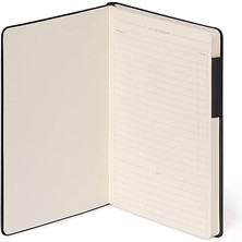 - Not Defteri Orta Çizgili, Fsc® Sertifikalı Kağıt, Fildişi Renkli Kağıt, 90 G/m², 192 Sayfa, Yumuşak Kapak, Lastik Bantlı Kilit, 13 x 21 Cm, Renk Siyah, MYNOT0165