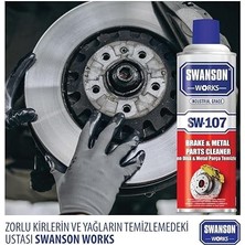 Swanson Works Fren Disk ve Balata Nel Metal Temizleme Sprey 500 ml