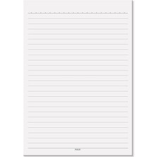 Sb A5 140 Sayfa Defter Kraft Kapak Spiralli Hafif Kağıt Çizgili 70 Yp.