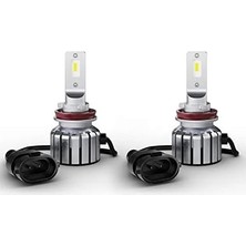 H11 LED Xenon KIT%300 Fazla Işık / 4 Yıl Garantili 12V (2 Adet Far Için) 64211DWBRT-2HFB