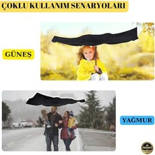 Toyota Yaris Universal Araç Içi Ön Cam Katlanabilir Şemsiye Güneşlik Siyah