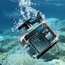 60 M Su Geçirmez Gövde, Gopro Hero 12/hero 11/hero 10/hero 9 Black ile Uyumlu, Su Altı Dalış Aksesuarı, Go Pro Hero 12, 11, 10, 9 Aksiyon Kameraları Için