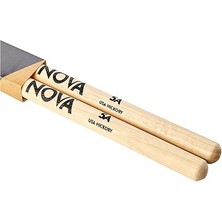 Firth Baget(Çift) Nova 5A Wood, Hıckory, 16"X0.565", Med