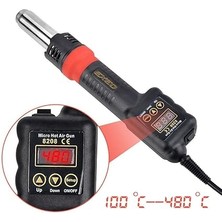 8208 Isı Ayarlı Sıcak Hava Üfleme Istasyonu Kalem Tip Bga