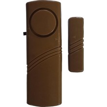 LR-4444K Kahverengi Pilli Kapı Pencere Alarmı - Piller Hariç - Ev Alarmı - Kablosuz Pencere Alarmı - Hırsız Alarmı