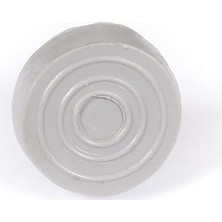Çivili Masa Sandalye Zemin Koruyucu Plastik Ayak Açık Gri 25'li 16 mm