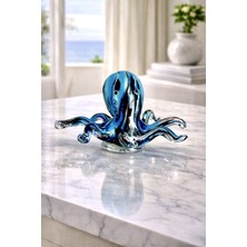 Rakun Home Murano Cam Ahtapot Figürü | Üfleme Cam Tekniğiyle El Yapımı Dekoratif Obje
