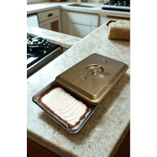 Ayko Buhar Kanallı Dikdörtgen Borcam Kapağı Fırın ve Mikrodalga Uyumlu