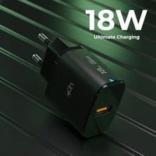 Ayko C304 18W Qc3.0 USB Şarj Adaptörü Siyah