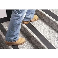 Yapışkanlı Merdiven ve Zemin Kaydırmaz Bant 5 cm 25 Metre Siyah