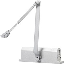 Kapı Hidroliği 105 Sabit Güçlü 5 Numara (100 Kg) Kapı Yayı, Gümüş