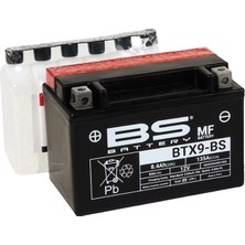 Bs Battery Btx9-Bs 12V8AH Motosiklet Aküsü