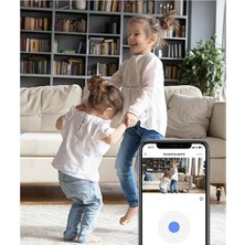 Cp1 Pro - 1080P Full Hd, Akıllı Hareket Takibi, 360° Dönüş, H.265, Çift Yönlü Ses, 10M Gece Görüşü, Tip-C, 512 GB Microsd Desteği, Ev ve Bebek Güvenliği Için Wi-Fi Kamera