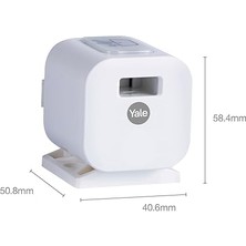 Akıllı Dolap Kilidi - 05-Scl1-0-00-50-11 - Kompakt Tasarım - Otomatik Kilitleme - Anahtarsız - Çocuk Güvenlik Kilidi - Ofis Çekmeceleri - Alet ve Ecza Dolaplarını Kilitleyin