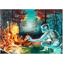1000 Parça Puzzle - Fıre And Water (Ateş ve Su)