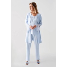 Freshness 322 Kadın Sabahlıklı Pijama Takımı