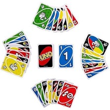 Uno Add-On Ters Paket Oyunlar, Çocuklar ve Yetişkinler Için, Aile Oyun Akşamları Için, Seyahat Oyunu Olarak Veya 2 Ila 10 Oyuncu Için Cazip Bir Hediye Olarak Kullanılabilir, 7 Yaşından Itibaren