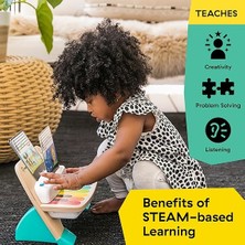 Einstein ve Hape Magic Touch Piyano Ahşap Müzikli Yürümeye Başlayan Oyuncağı, 6 Ay ve Üzeri