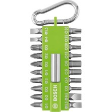 Home And Garden - 21 Parça Vidalama Ucu Seti Yaylı Kancalı, Yeşil