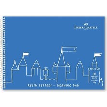 Resim Defteri, 25X35 Cm, 30 Yaprak, Sert Kapak, Spiral Cilt, 120G Kağıt, Dayanıklı ve Çevre Dostu, Asorti Renkler