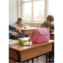 Ayko Placity Termos Çanta Isı Yalıtımlı Öğle Yemeği ve Piknik Çantası Pembe, Plaj-Çantası