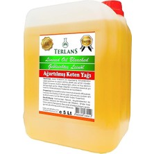 Keten Yağı Ahşap Koruyucu Resim Yağı 5 Litre Linseed Oil