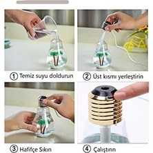 Ayko Ampul Şeklinde Hava Nemlendirici Işıklı Usb'li