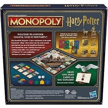 Gaming Monopoly Harry Potter Sürümü Masa Oyunu | Hogwarts'ta Büyülü Bir Macera | 8 Yaş ve Üzeri | 2 Ila 6 Oyuncu | Aile Oyunları | Çocuklar ve Yetişkinler Için Hediyeler