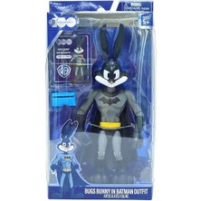 Bros Bugs Bunny-Batman Kıyafetiyle 18 cm Koleksiyon Figürü WAW02000