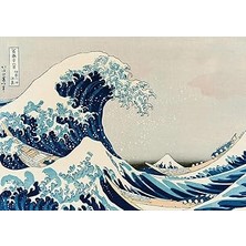 Büyük Dalga Kanagawa 1000 Parça Museum Puzzle Eğlenceli Tasarım ve 3+ Yaş Aralığı İçin