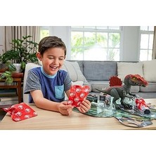 Jurassic World Cage Crasher Spinosaurus Dinozor Aksiyon Figürü ve Kutudan Çıkarma Oyuncağı, Kum ve Jel ve Hamur, Breakout & Discovery & Rescue Play