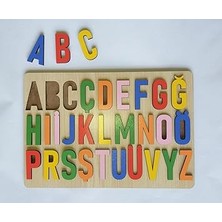 Zeka-Ahşap Alfabe-Bul Tak