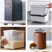 Pratik Bilyeli Eşya Kaydırma Aparatı, 4'lü Set Mini Yapışkanlı Tekerler, 360 Derece Dönebilen Küçük Bilyeli Tekerlekler